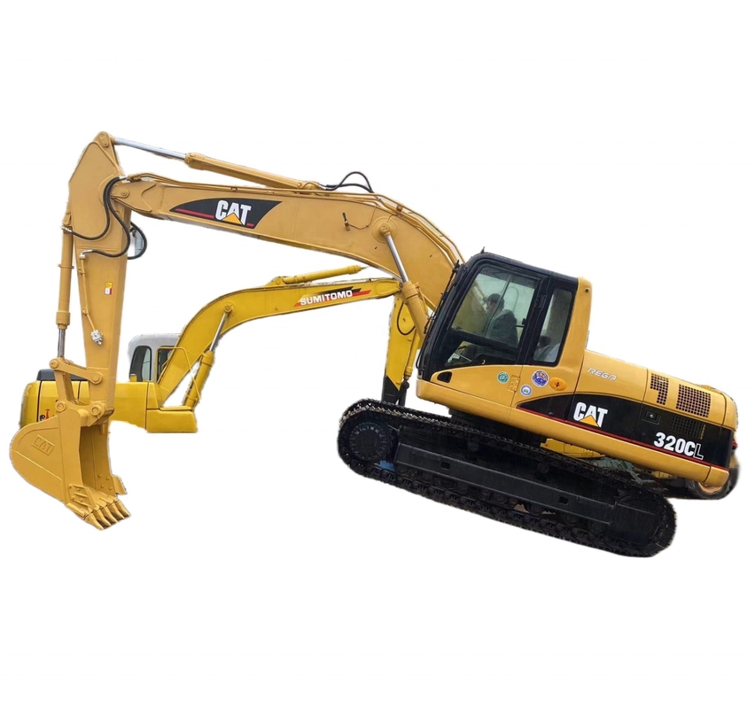 사용 된 일본 EPA 엔진 CAT320CL 수압 발굴기 Caterpillar 320C CAT320C 원래 페인트