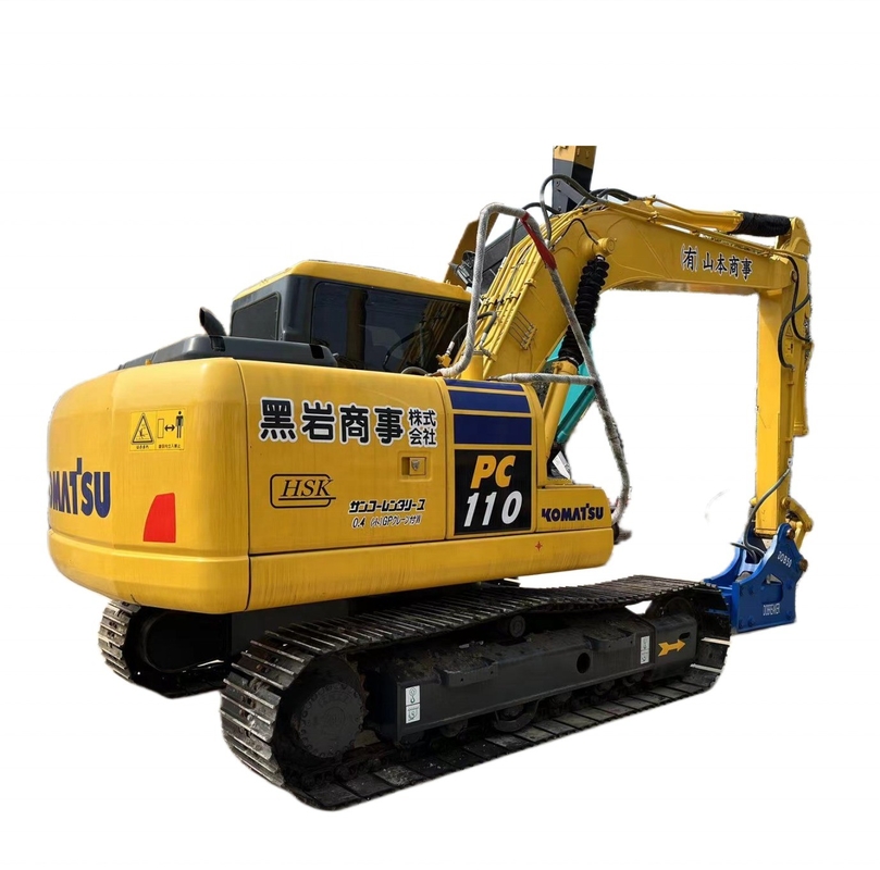 YANMAR 엔진 사용 원본 일본 11T 미니 발굴기 코마쓰 PC110 크롤러