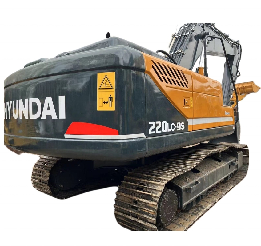 사용된 22 톤 한국 Robex220lc-9s EPA 엔진 현대 220 원본 페인트와 발굴기