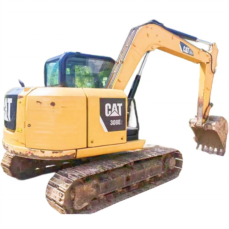 일본 사용 된 오리지널 Caterpillar 308E2 CAT 크롤러 발굴기 중고용 미니 8 발굴기
