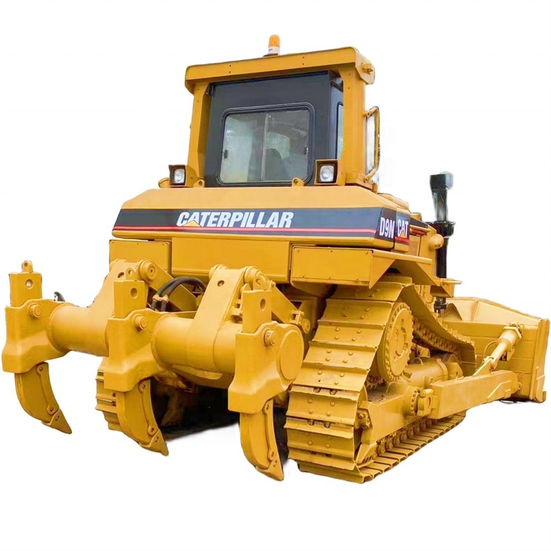 CAT D9N 오리지널 CAT 엔진과 수압 크롤러 볼도저와 함께 사용 된 CAT 볼도저