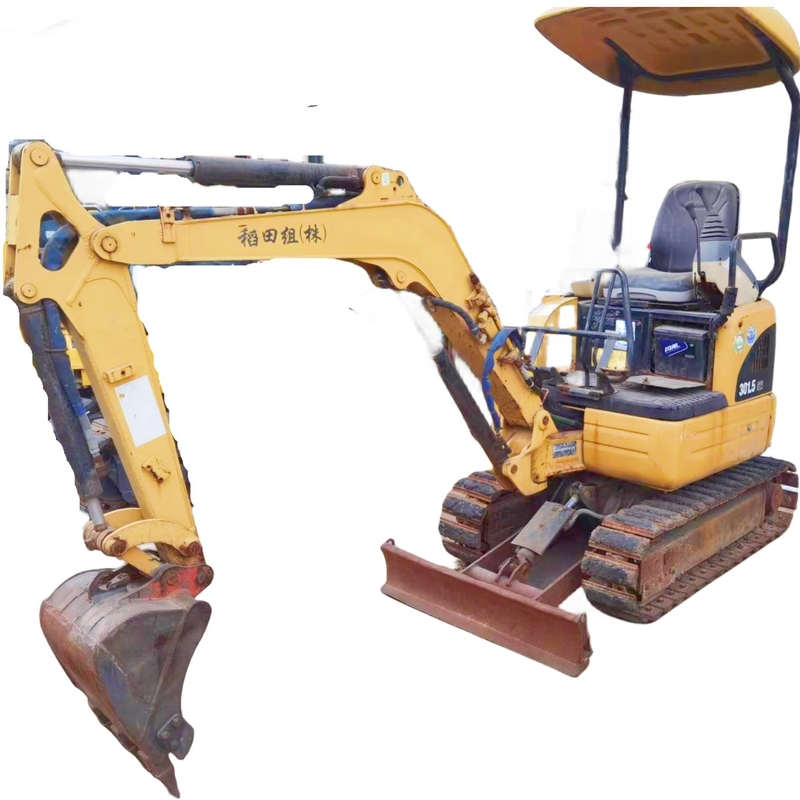 CAT301.5CR 미니 발굴기 2022 년 낮은 작업 시간 및 9.8rpm 회전 속도