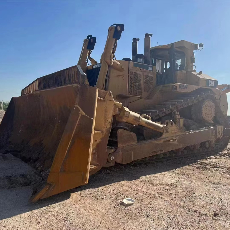 인쇄소 일본 내 수압 크롤러 볼도저 사용 된 Caterpillar Cat D11T 볼도저