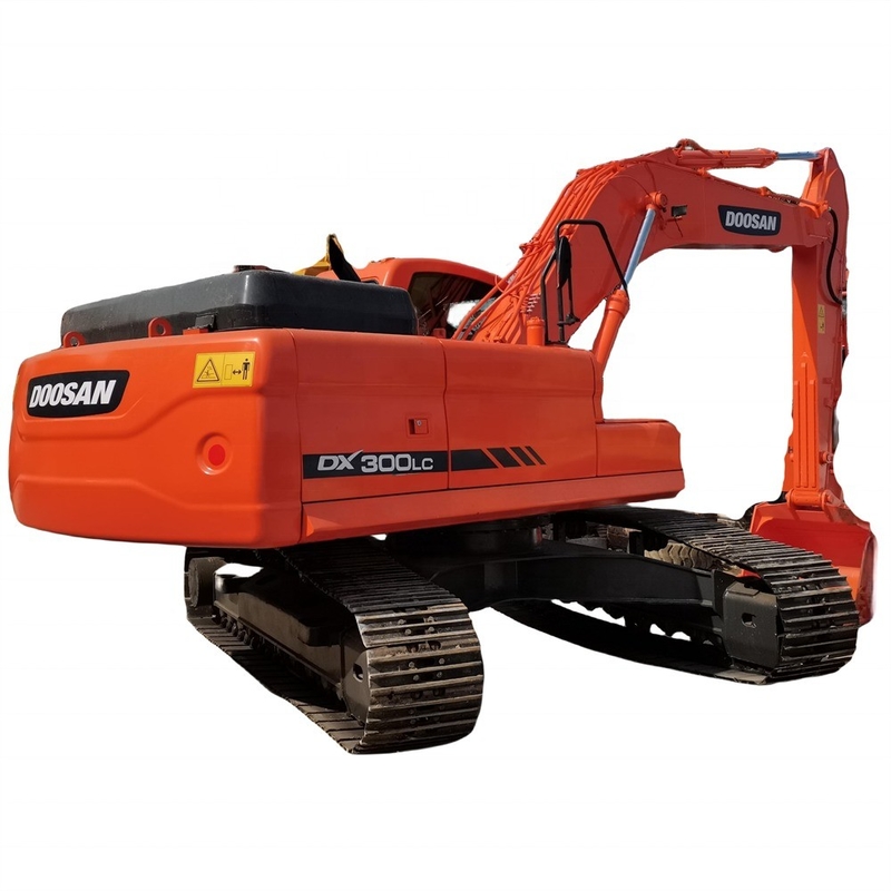 DOOSAN DX300LC 0-2000 시간 작업 및 수압 안정성을 가진 중고 발굴기