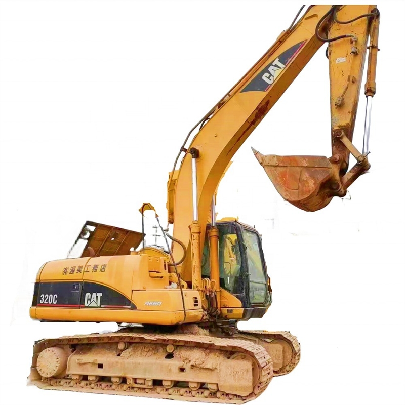 2022 사용 된 Caterpillar Excavator 원본 CAT 엔진과 함께 중고 CAT 320C 발굴기