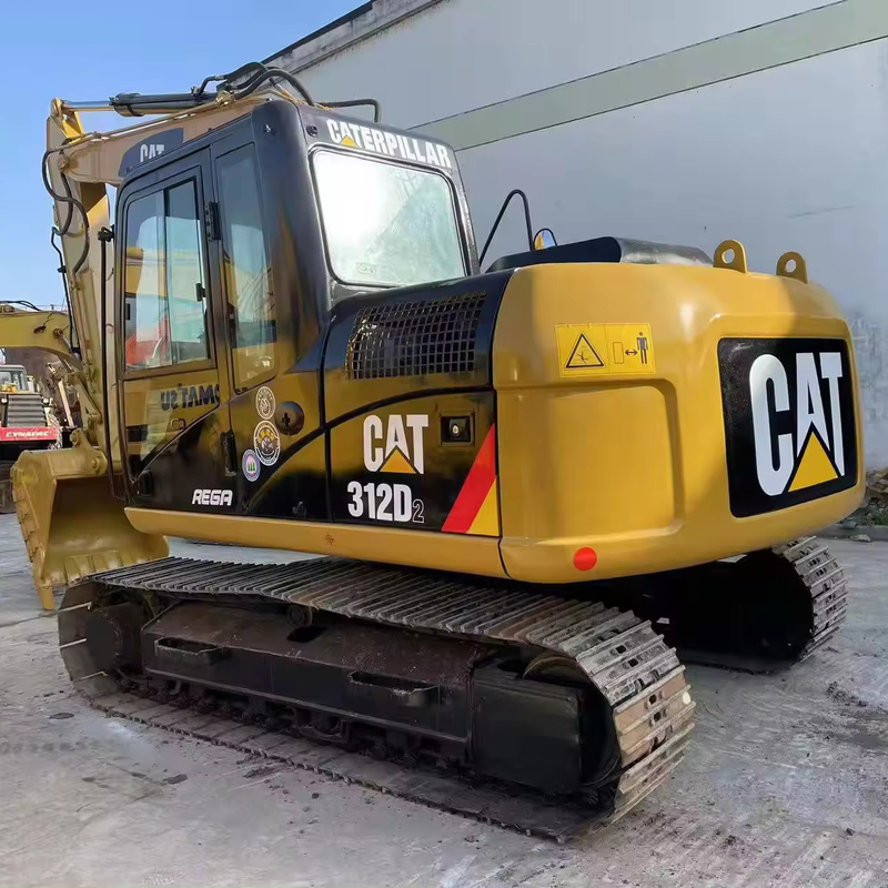 일본 사용된 CAT 312D2 크롤러 발굴기 1.1m3 버킷 용량 및 오리지널 엔진