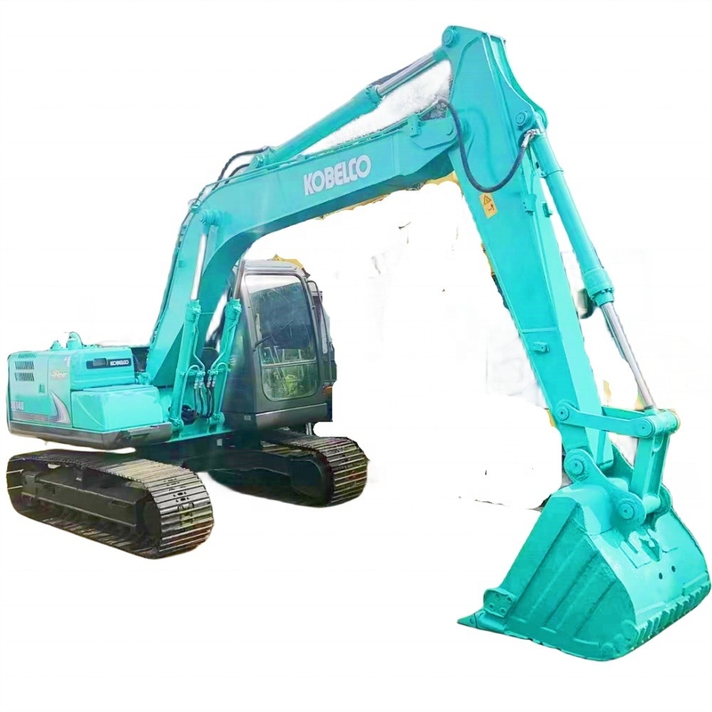 원래 색상 Kobelco SK140 발굴기 Kobelco 수압 크롤러 사용 된 발굴기