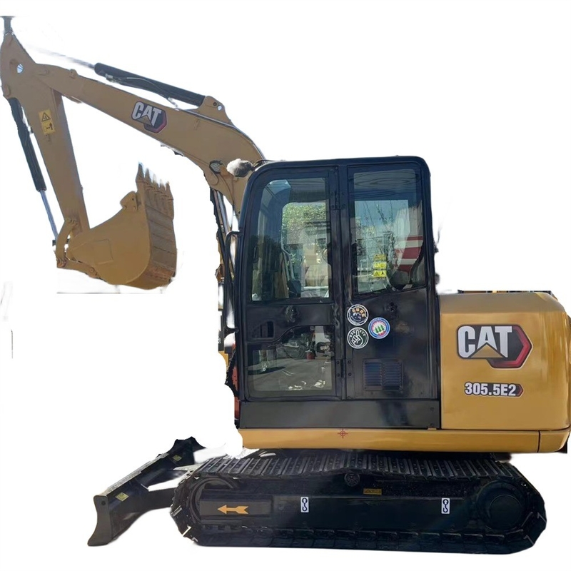 CAT 305.5E2 Caterpillar 에 있는 발굴기 34kw 사용 된 크롤러 발굴기 0-2000 작업 시간