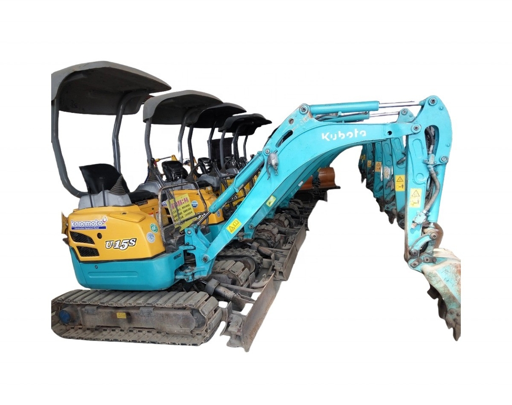 좋은 성능 미니 발굴기 KUBOTA U15S 1.5TON 발굴기 6ton 원본 일본 크롤러