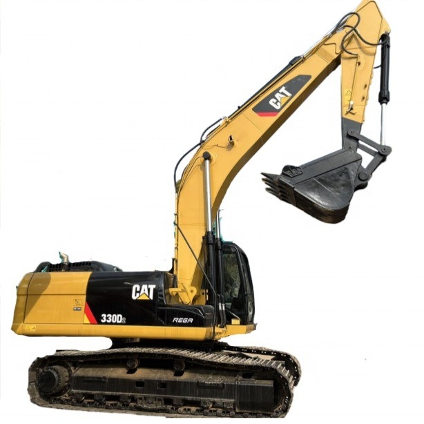 원본 색상 CAT 330D2 크롤러 수압 발굴기 기계