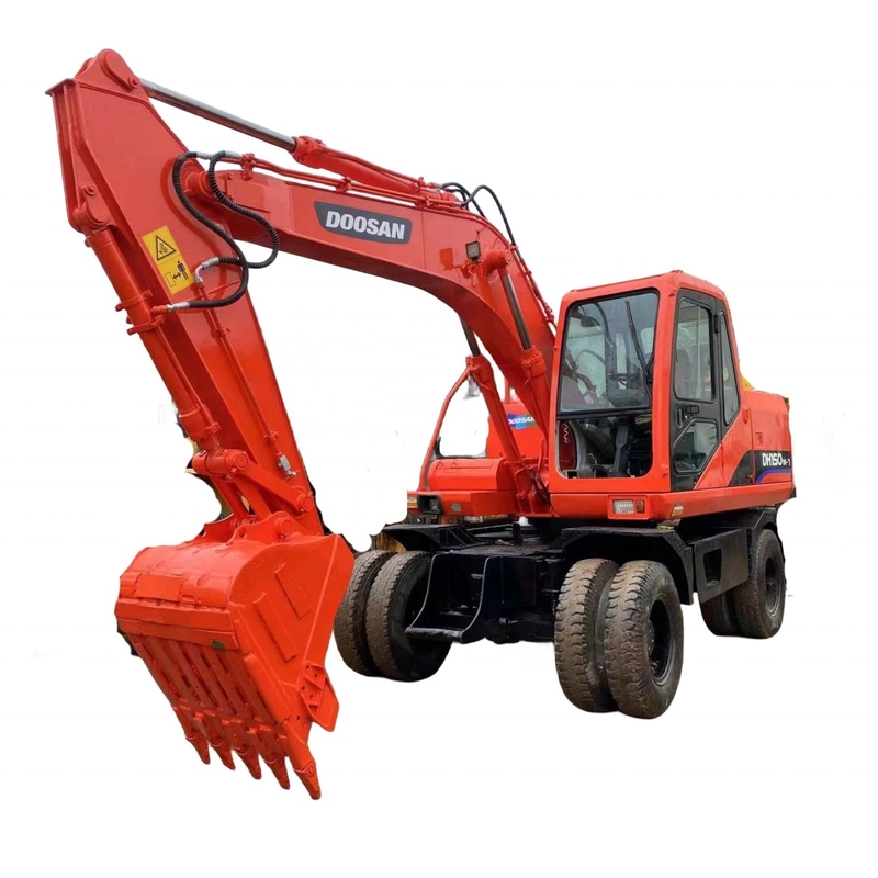2022 DOOSAN DH150-7 바퀴 발굴기 낮은 작업 시간 및 좋은 성능