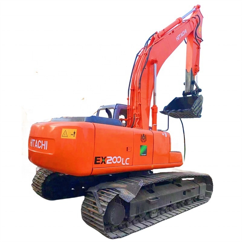 히타치 ZX200-5 20TON 사용 된 크롤러 발굴기 좋은 상태 일본 원본
