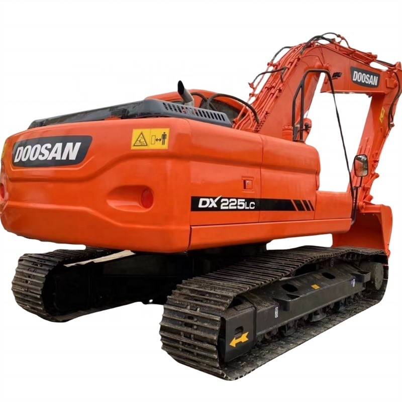 낮은 근무 시간 0-2000 사용 된 Doosan Excavator DX225LC 건설 사업에 대한