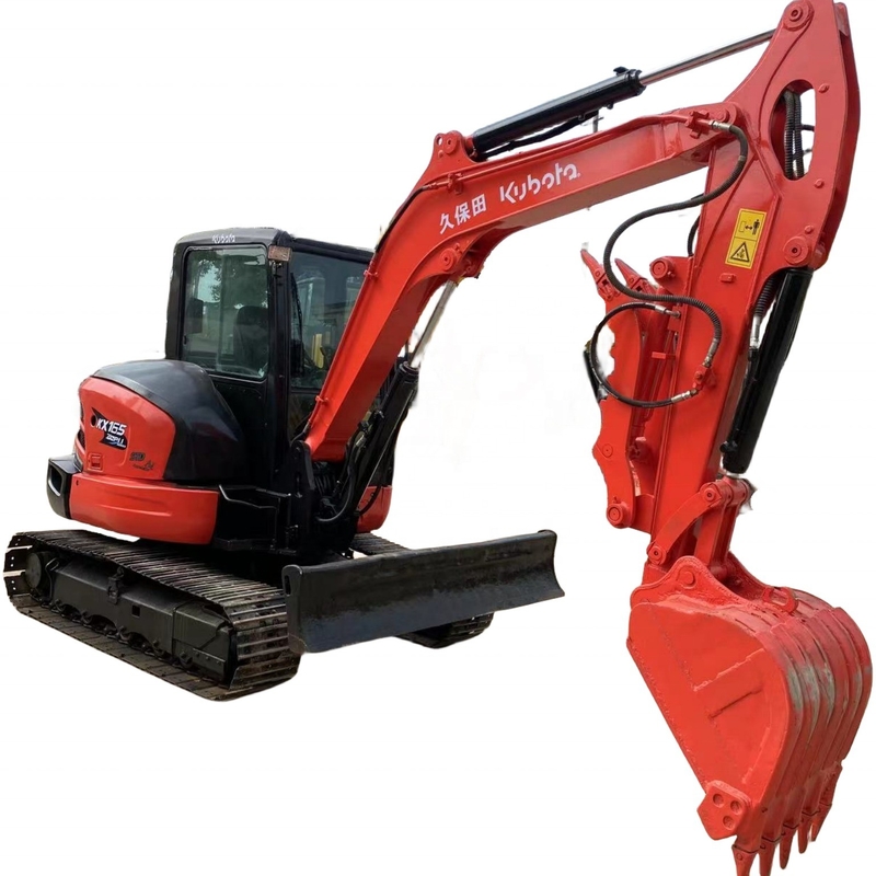 사용된 쿠보타 KX165-5 발굴기 좋은 상태 일본산 원본 6톤 가량