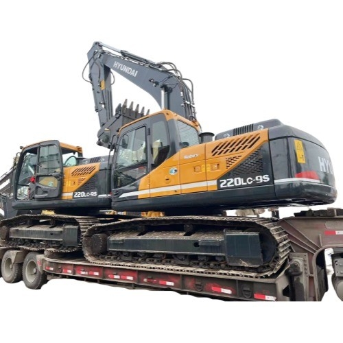 중고용 현대 220LC-9S 발굴기 원본 페인트 90kW 파워 리우안 수압 밸브