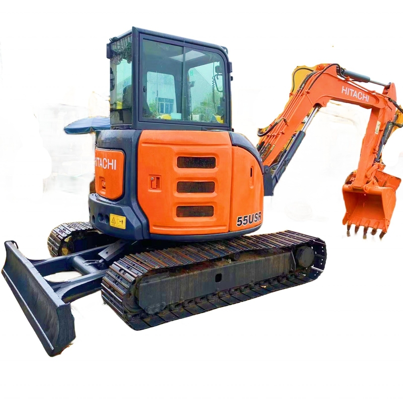 높은 작업 효율성 HITACHI ZX55USR 미니 발굴기 5.5톤 사용 중량
