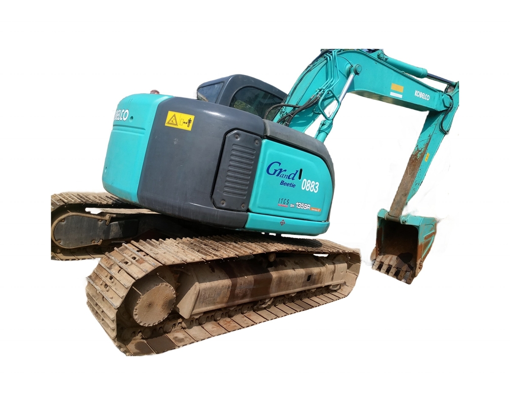 KOBELCO 사용 된 크롤러 발굴기 SK135S 좋은 상태 원본 페인트 수압 발굴기