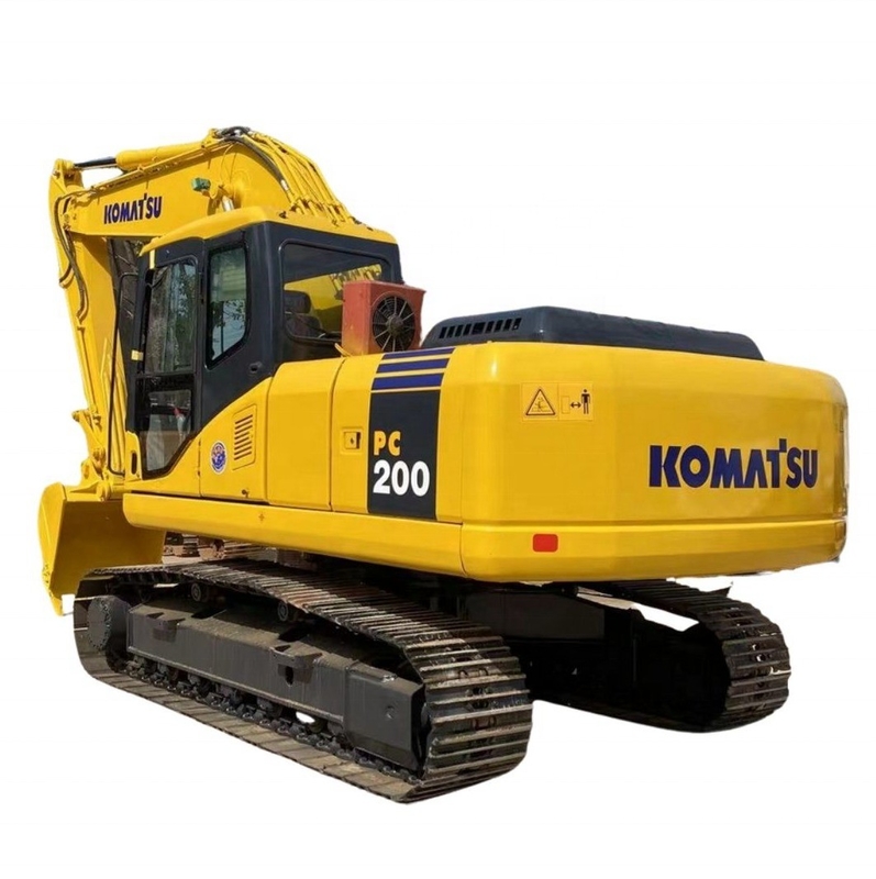 상하이 창고에서 20톤 파기기 105KW 수압 펌프로 사용되는 코마쓰 pc200 발굴기