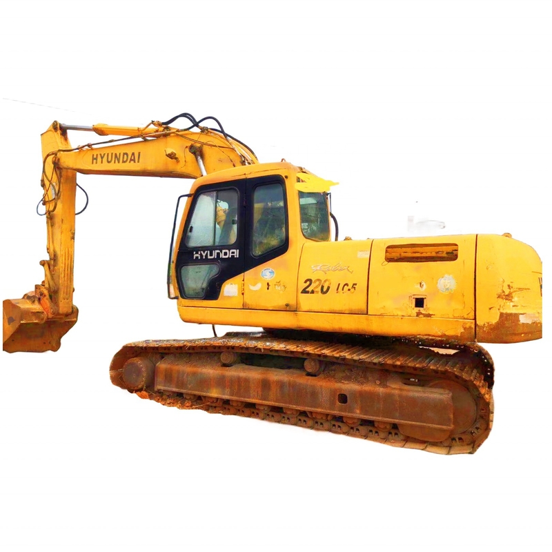 한국 오리지널 22톤 현대 220LC-5 중고용 크롤러 디버