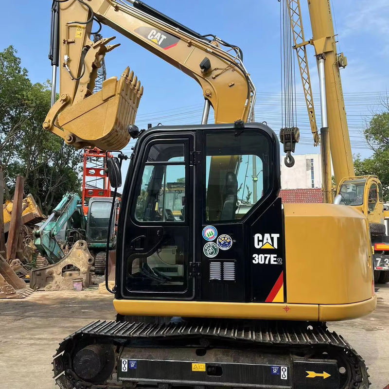 좋은 상태 사용 된 CAT 307E2 휠 발굴기 20000 KG 기계 무게 크롤러 기계